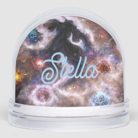 A Captivating Abstract Galactic Nebula Name Sneeuwbol (Voorkant)