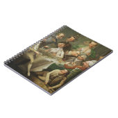 A Caricature Group, c.1776 (olie op canvas) Notitieboek (Linkerzijde)