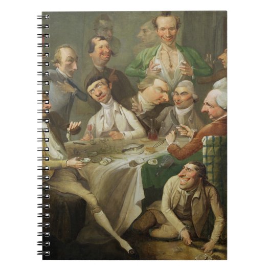 A Caricature Group, c.1776 (olie op canvas) Notitieboek (Voorkant)