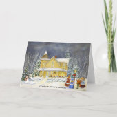 A-Caroling zullen wij gaan Feestdagen Kaart (Voorkant)