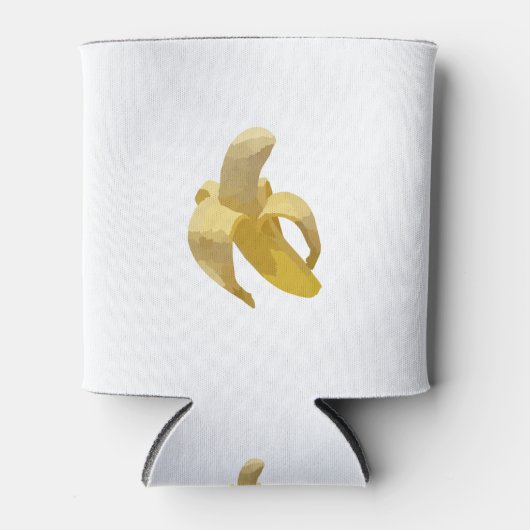 A Cartoon Drawn Banana halve gepeld Blikjeskoeler (Voorkant)