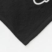 A Cat Bite Means Love, Kitty Valentines  Fleece Deken (Hoek)