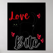 A Cat Bite Means Love, Kitty Valentines  Poster (Voorkant)