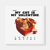 A Cat In The Box Therapy Happy Valentine Day Funny Magneet (Voorkant)