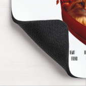 A Cat In The Box Therapy Happy Valentine Day Funny Muismat (Hoek)