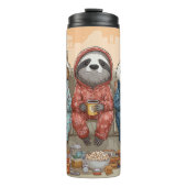 A Cat, Sloth, and Panda's Ultimate Netflix Night Thermosbeker (Voorkant)