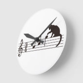A Cat Toying with Notes Ronde Klok (Hoek)