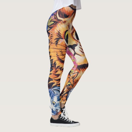 A Cat with her Kittens by Louis Wain Leggings (Rechts)