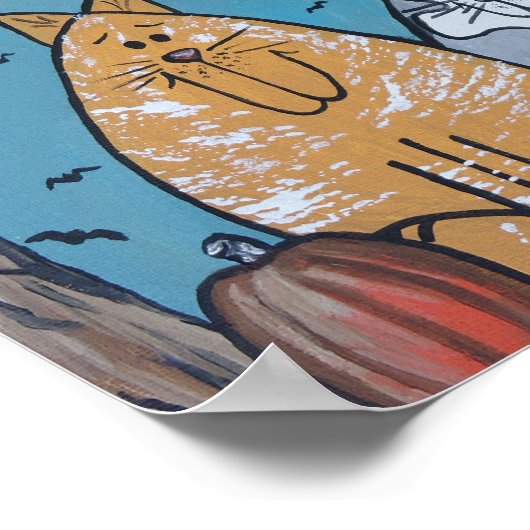 A Cat's Harvest Moon Poster (Hoek)