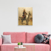 A Cavalryman Canvas Afdruk (Insitu (Woonkamer))