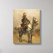 A Cavalryman Canvas Afdruk (Voorkant)
