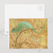 A Chameleon door Ustad Mansur Briefkaart (Voorkant / Achterkant)
