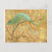 A Chameleon door Ustad Mansur Briefkaart (Voorkant)