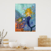 A Chance Encounter mermaid zee turtle poster (Keuken)