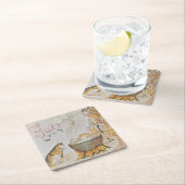 A charming Scandinavian winter scene  Tack Kort Kartonnen Onderzetters (Insitu)