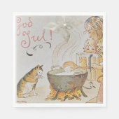 A charming Scandinavian winter scene Tack Kort Servet (Voorkant)