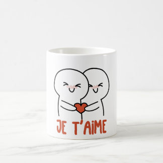 A charming series of romantic illustrations featur koffiemok