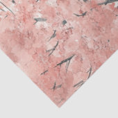 A Cherry Blossom Dromerig Meisje Serie Design #2 Tissuepapier (Detail)