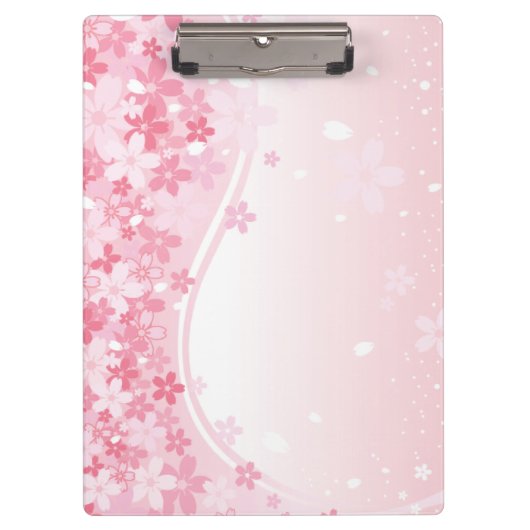A Cherry Blossom Rain Klembord (Voorkant)