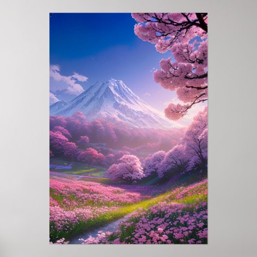 A Cherry Blossom Valley Poster (Voorkant)