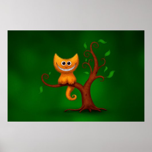A Cheshire Kitten Poster (Voorkant)