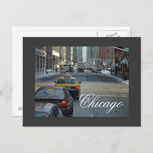 A Chicago Winter Briefkaart (Voorkant / Achterkant)