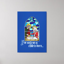 A Child is born Canvas Afdruk