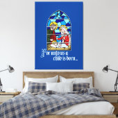 A Child is born Canvas Afdruk (Insitu (Slaapkamer))