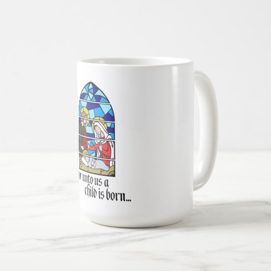 A Child is born Koffiemok (Voorkant rechts)