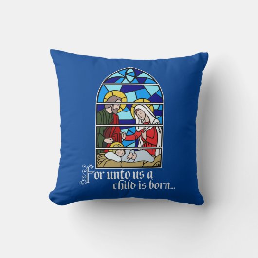 A Child is born Kussen (Voorkant)