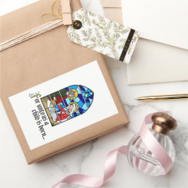 A Child is born Rechthoekige Sticker