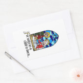 A Child is born Rechthoekige Sticker (Envelop)