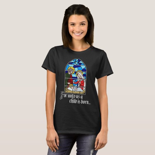 A Child is born T-shirt (Voorkant volledig)