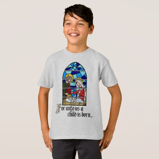 A Child is born T-shirt (Voorkant volledig)