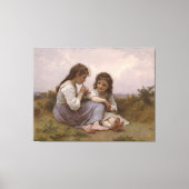 A Childhood Idyll (Idylle Enfantine) (1900) Canvas Afdruk (Voorkant)