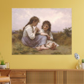 A Childhood Idyll (Idylle Enfantine) (1900) Canvas Afdruk (Insitu (Woonkamer))