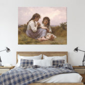 A Childhood Idyll (Idylle Enfantine) (1900) Canvas Afdruk (Insitu (Slaapkamer))