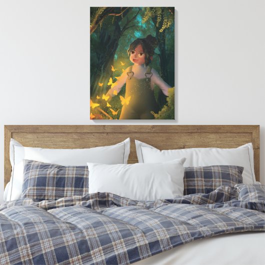 A childish Spark Canvas Afdruk (Insitu (Slaapkamer))