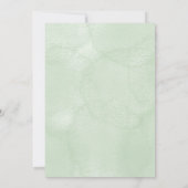 A children's party invitation with a princess kaart (Achterkant)