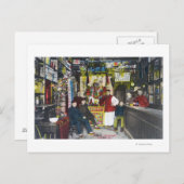 A Chinatown SceneHanford, CA Briefkaart (Voorkant / Achterkant)