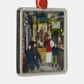 A Chinatown SceneHanford, CA Metalen Ornament (Rechts)