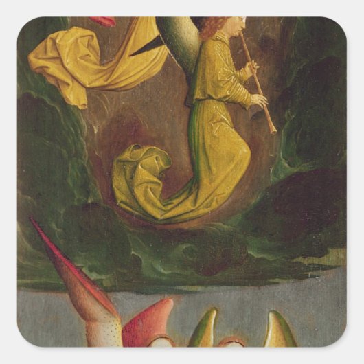A Choir of Angels, 1459 Vierkante Sticker (Voorkant)