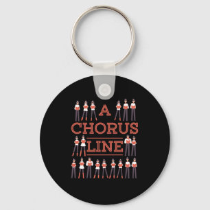 A Chorus Line Choir Music Singer Musician Gift Sleutelhanger