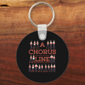 A Chorus Line Choir Music Singer Musician Gift Sleutelhanger (Voorkant)