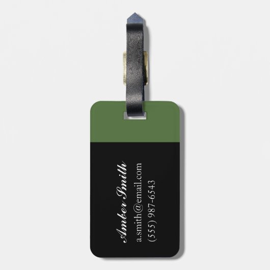 A Choruslijn Bagagelabel (Achterkant verticaal)