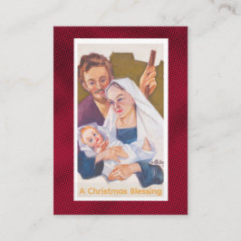 A Christmas Blessing Prayer Card Plaatskaartje