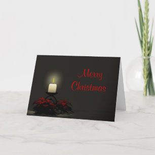 A Christmas Candle Christmas Card Feestdagen Kaart