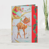 A Christmas Card for a Dear Little Girl Kaart (Voorkant)