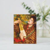 A Christmas Carol by Dante Gabriel Rossetti Feestdagenkaart (Staand voorkant)