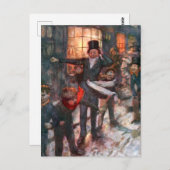 A Christmas Carol: De klerk & Kinder Briefkaart (Voorkant / Achterkant)